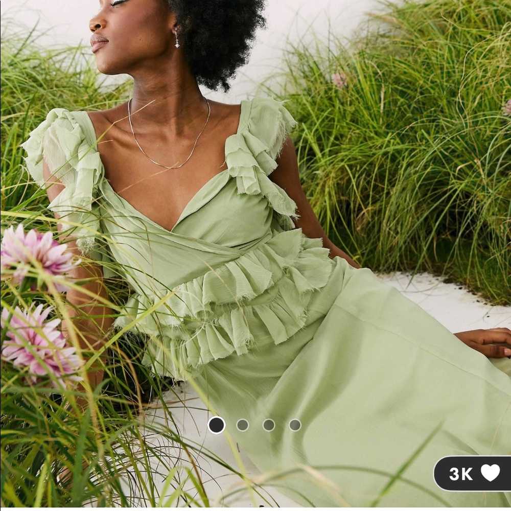 Green ASOS dress!